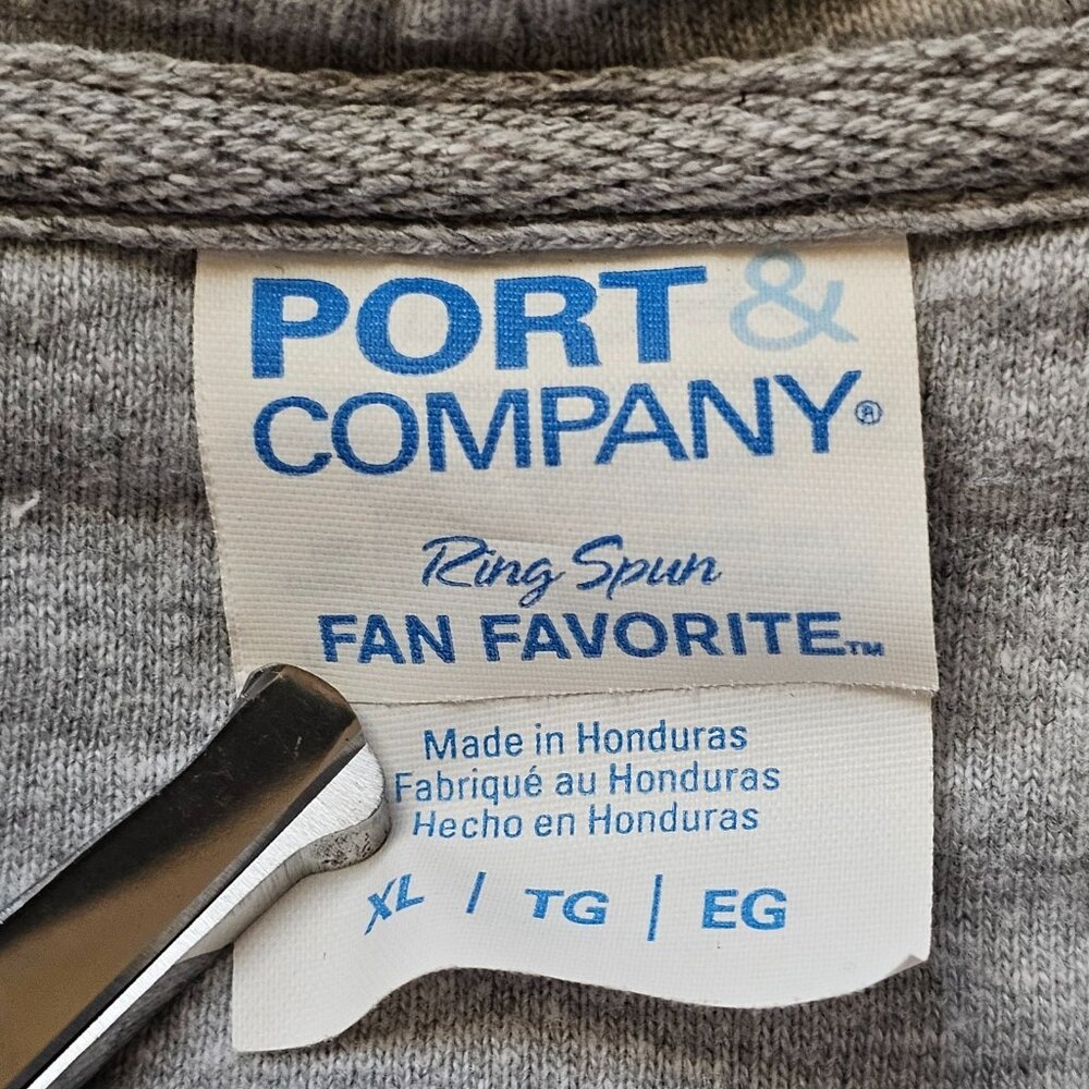 Jeep Girl Hoodie Womesn XL Gray Port & Company Pullover Sweatshirt - Picture 4 of 8
